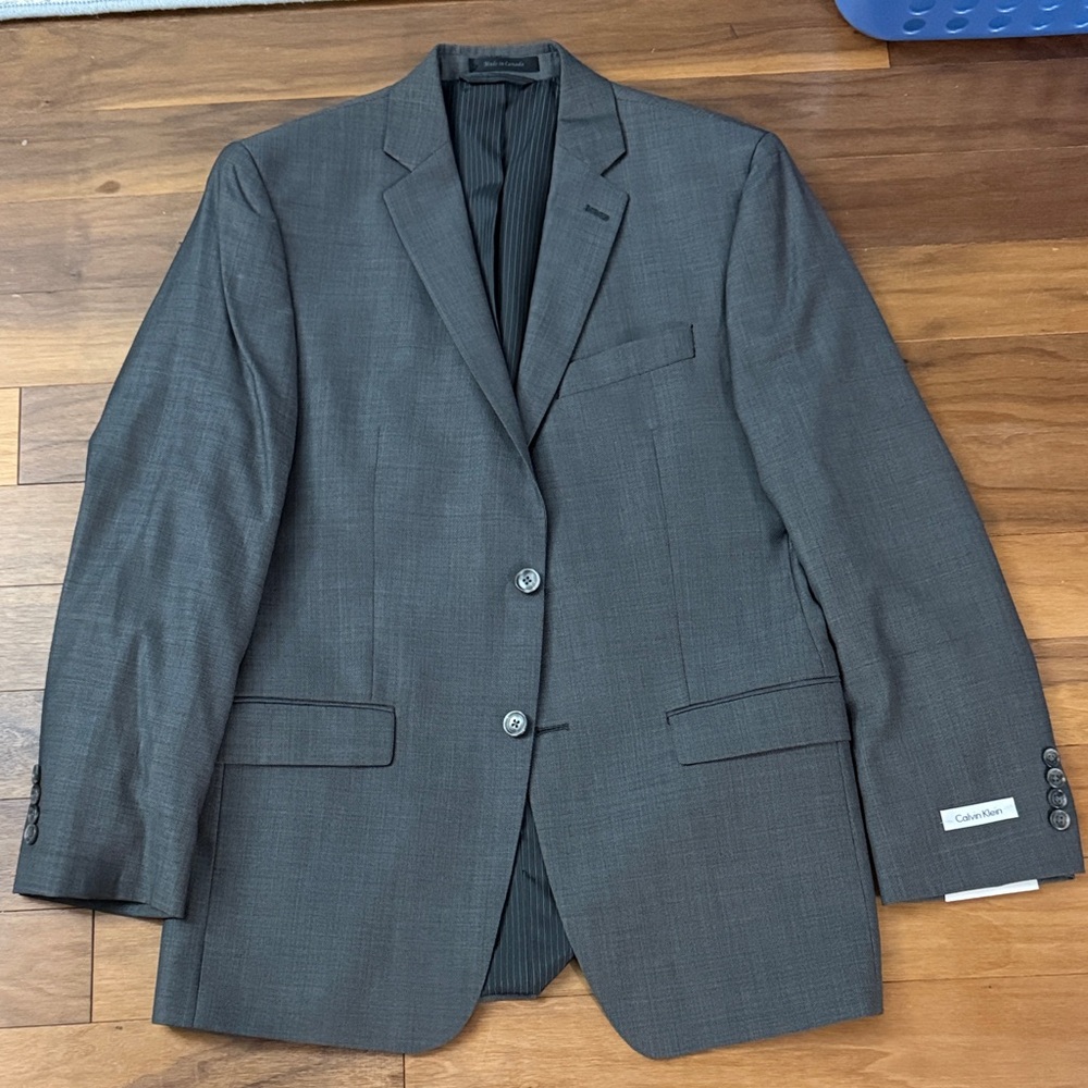Calvin Klein Charcoal Men's Sport Coat